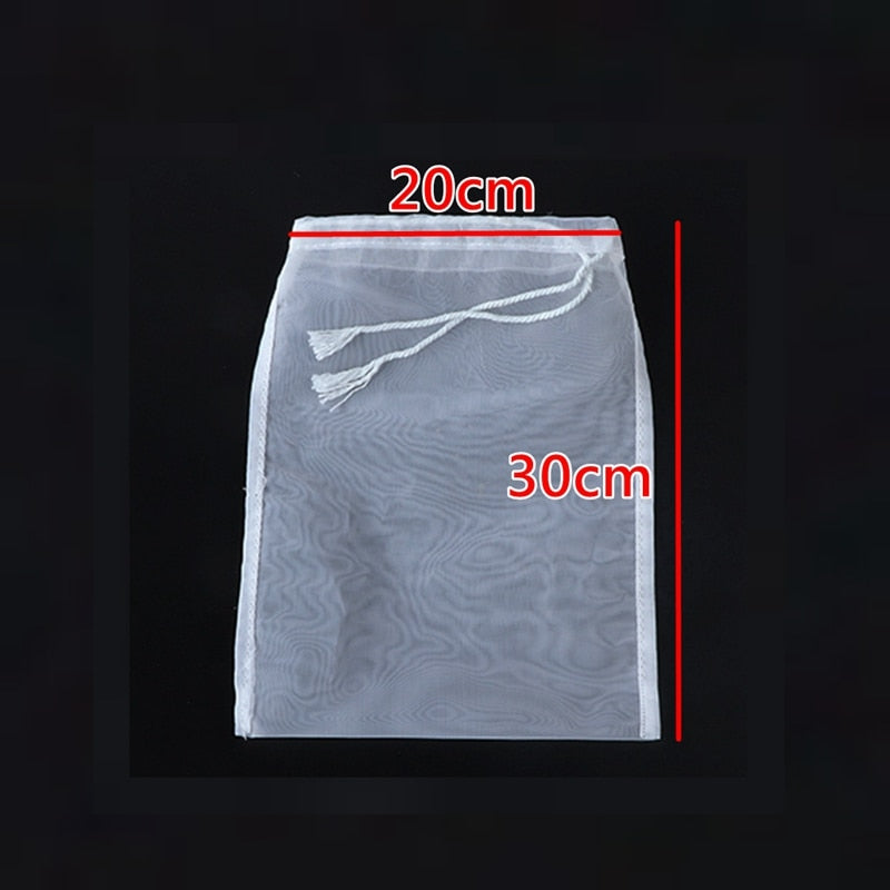 Nut Milk Reusable Nylon Mesh Filter Bag