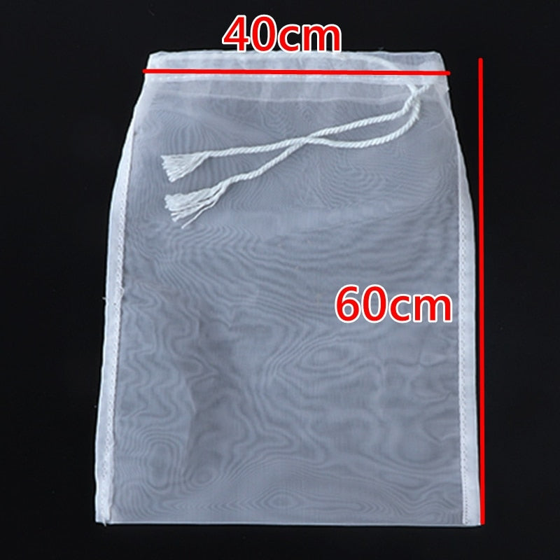 Nut Milk Reusable Nylon Mesh Filter Bag