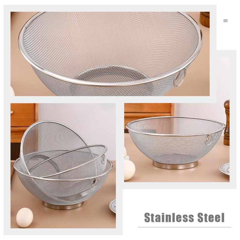 Stainless Steel Fine Mesh Colander