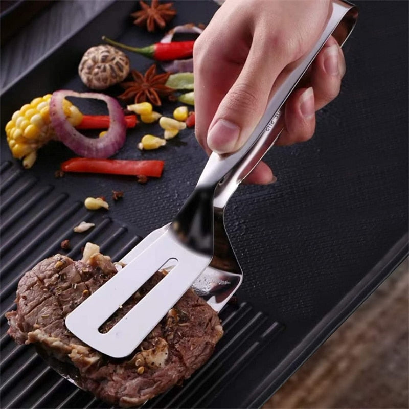 Stainless Steel Multifunctional Spatula Tongs