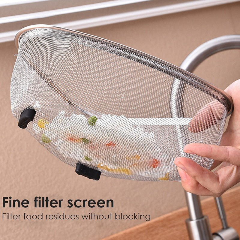 Kitchen Sink Stainless Steel Drainer/Strainer/Colander Triangle Basket