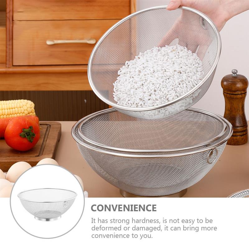 Stainless Steel Fine Mesh Colander