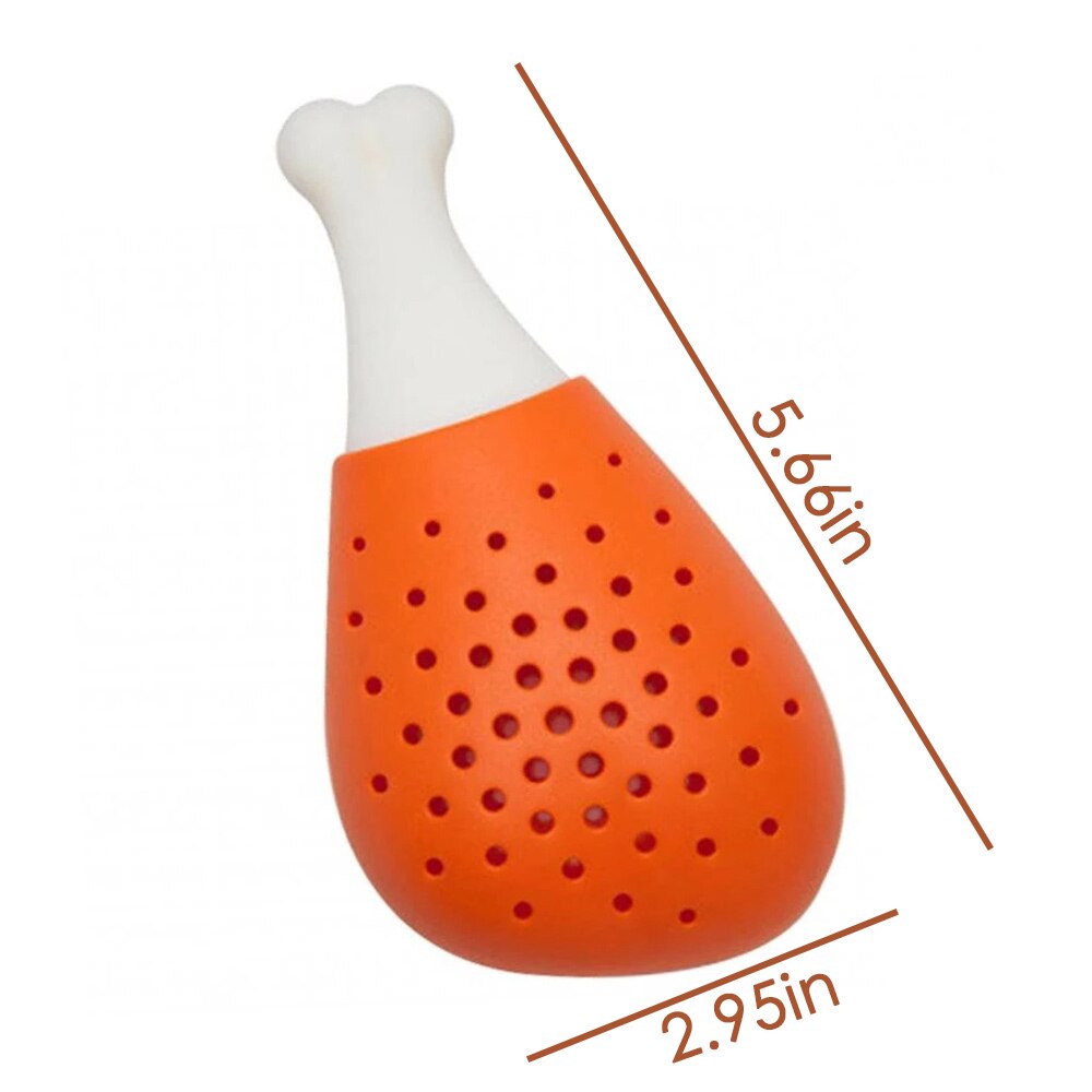 Creative Chicken Leg Shape Spice Silicone Herb, Spice, and Seasoning Bag