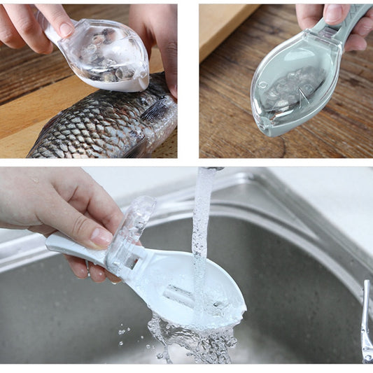 Fish Scales Scraper/Cleaning Tool with Cover