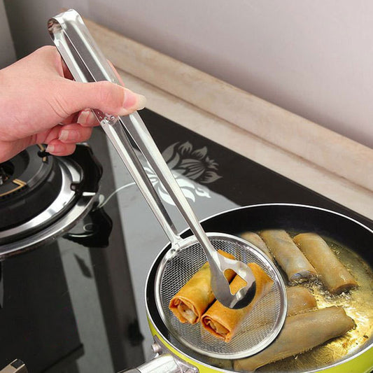 Stainless Steel Fried Food Strainer Spoon